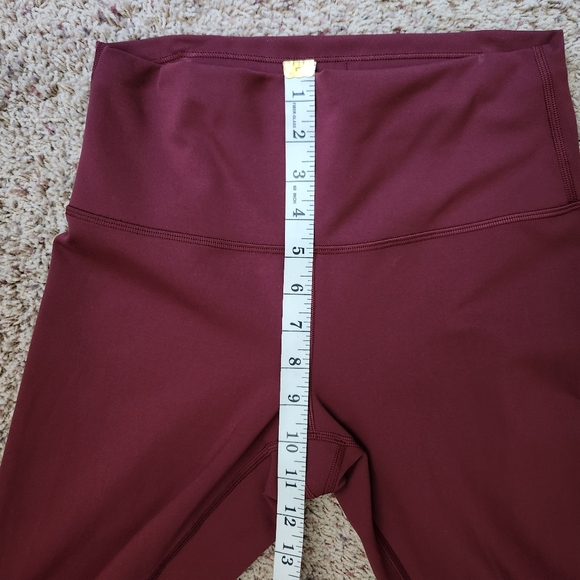 Lululemon Wunder Train Leggings Maroon Size 8 - Picture 8 of 8